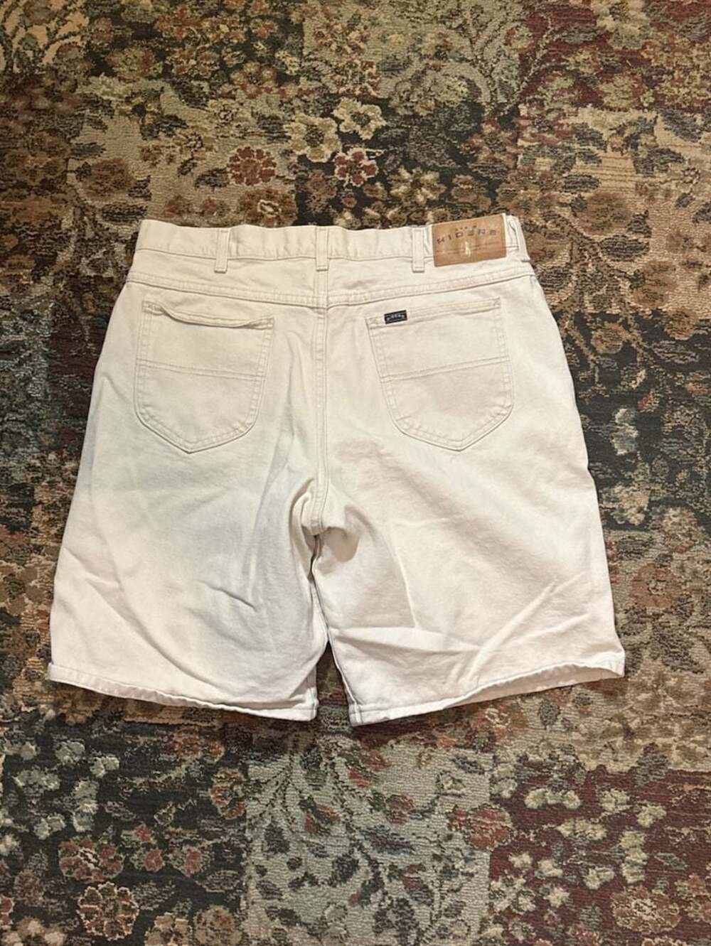 Vintage Riders Denim Shorts Size 36 Off-White